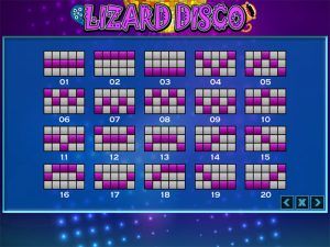 Lizard Disco paytable3